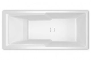 Акриловая ванна Riho Still Shower Fall Plug and Play B103021005 L заполнение через перелив 180х80см белый